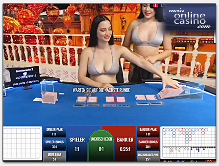 VIVO Gaming Bikini Live Baccarat im besten Live Dealer Online Casino spielen